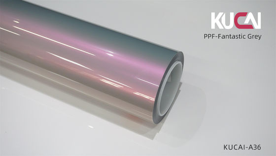 TPU PPF Película de Protección de Pintura para Vehículos Color Gris Fantástico