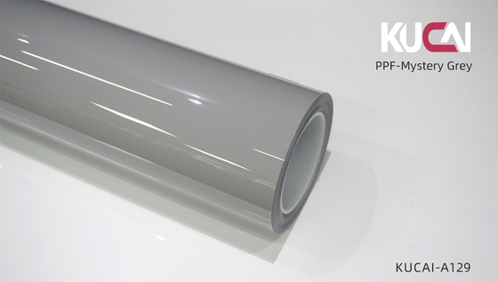 Película de protección de pintura automotriz de color gris misterioso TPU PPF Película de envoltura de carrocería de automóviles